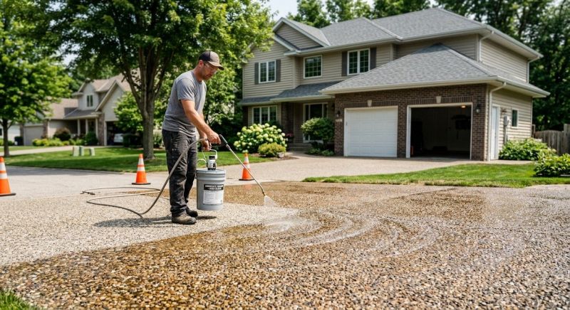 Concrete Driveway Sealing in Kansas City, KS