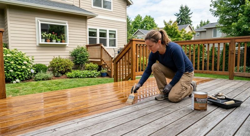 Deck Sealing in Kansas City, KS
