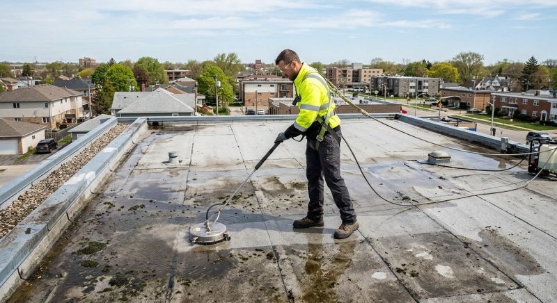 Rubber Roof Cleaning in Vancouver, WA